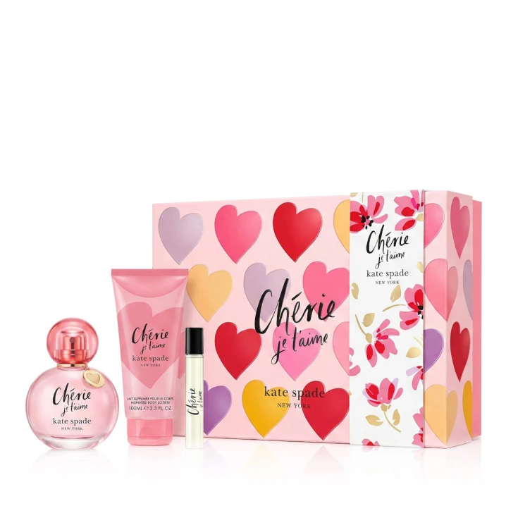 Zestaw Kate Spade Cherie Je T'Aime Woda perfumowana 100ml + 7,5ml + Balsam do ciała 100ml