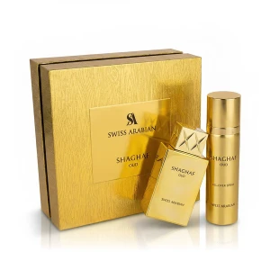 Zestaw Swiss Arabian Shaghaf Oud Woda perfumowana 75ml + Dezodorant 75ml