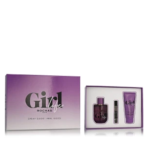 Zestaw Rochas Girl Life Woda perfumowana 75ml + 7.5ml + Balsam 100ml