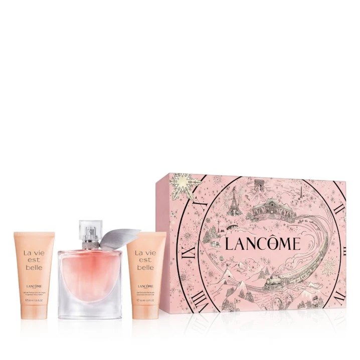 Zestaw Lancome La Vie Est Belle Woda perfumowana 50ml + Balsam do ciała 50ml + Żel pod prysznic 50ml