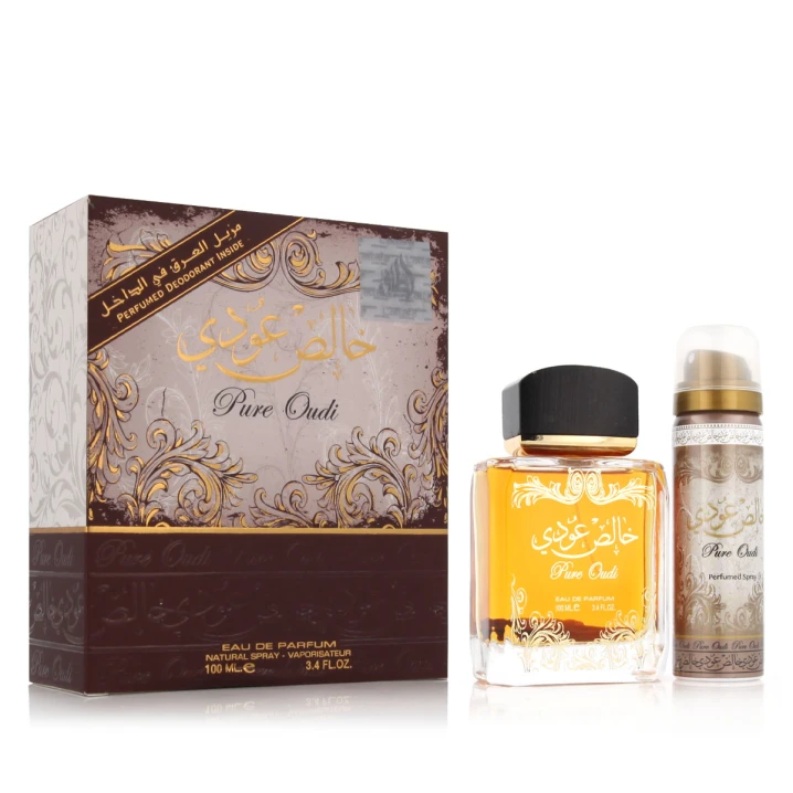 Zestaw Lattafa Pure Oudi Woda perfumowana 100ml + Dezodorant 50ml