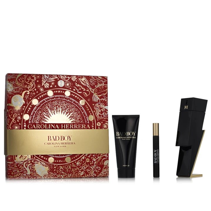 Zestaw Carolina Herrera Bad Boy Woda toaletowa 100ml + 10ml + Żel pod prysznic 100ml