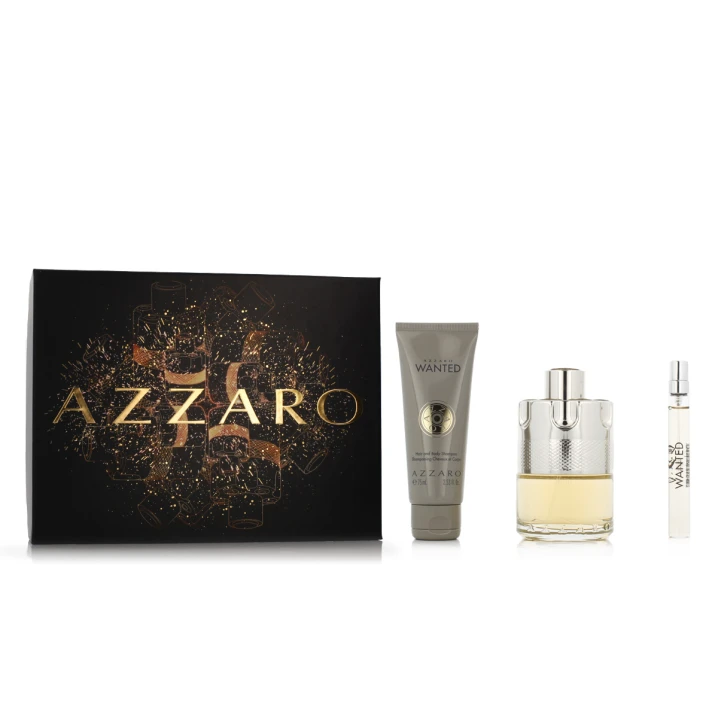 Zestaw Azzaro Wanted Woda toaletowa 100ml + 10ml + Żel pod prysznic 75ml