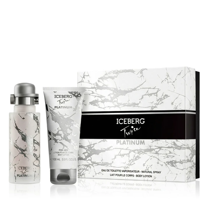 Zestaw Iceberg Twice Platinum Woda toaletowa 125ml + Balsam do ciała 100ml