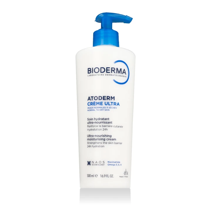 Bioderma Atoderm Ultra-Nourishing Moisturising Krem do twarzy i ciała 500ml