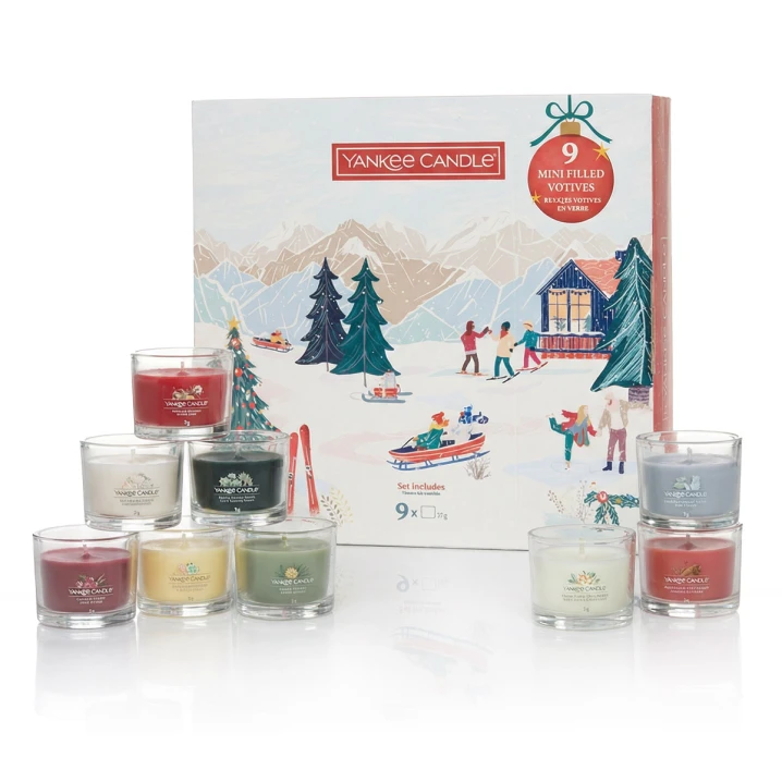 Zestaw Yankee Candle Includes Zestaw 9 świec zapachowych