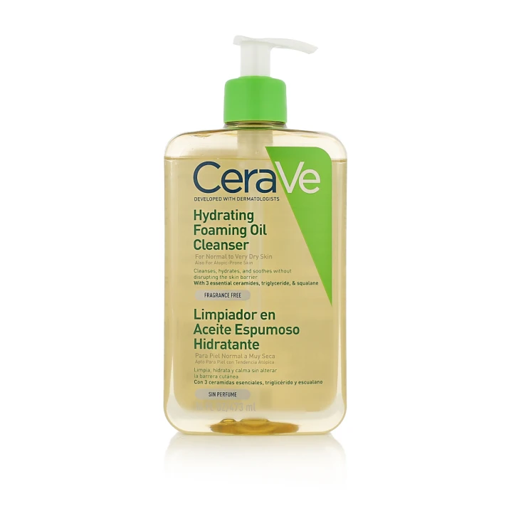 CeraVe Hydrating Foaming Oil Cleanser Olejek do mycia twarzy i ciała 473ml