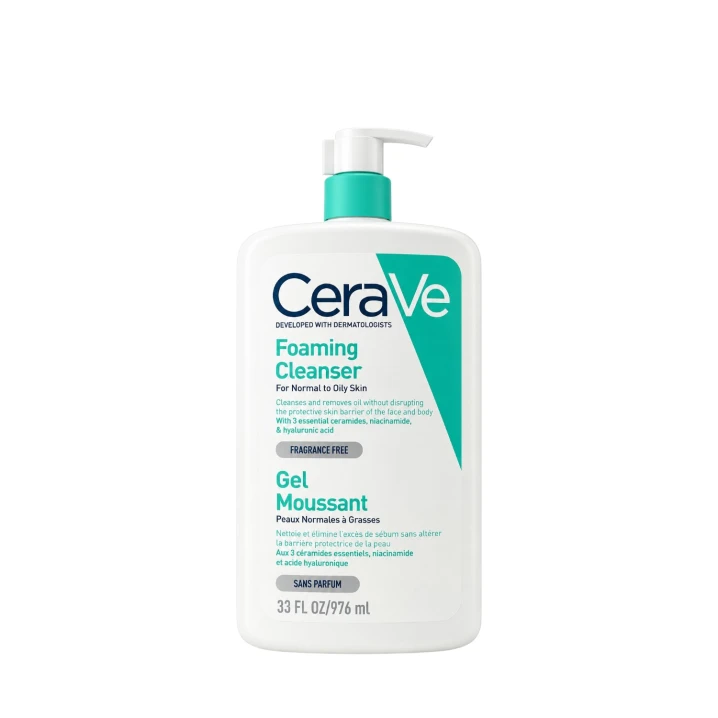CeraVe pieniący żel oczyszczający do skóry normalnej i tłustej 976ml