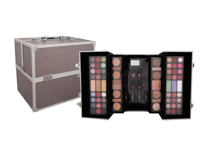 2K Super Model Beauty Train Case  Platinum Zestaw kosmetyków do makijażu 122.6g