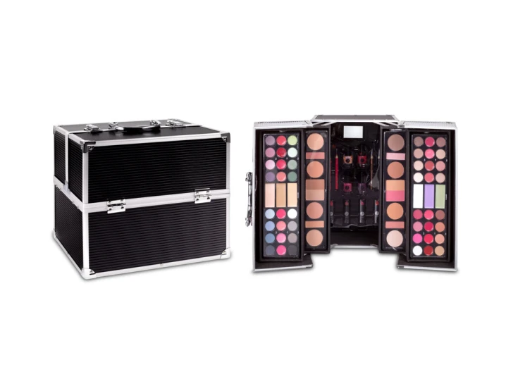 2K Super Model Beauty Train Case  Black Zestaw kosmetyków do makijażu 122.6g