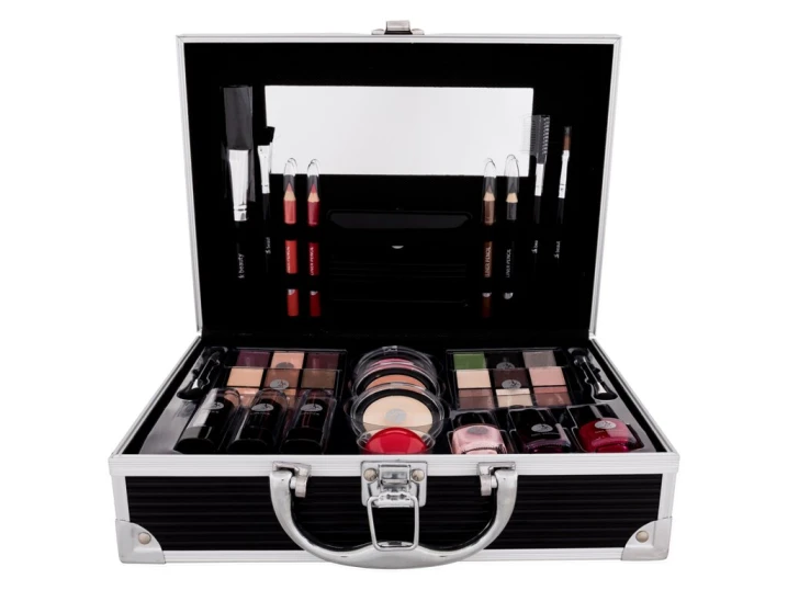 2K All About Beauty Train Case Black Zestaw kosmetyków do makijażu 60.2g