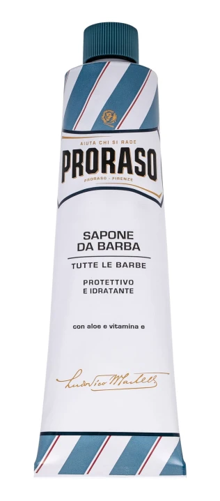 PRORASO Blue Shaving Soap In A Tube Pianka do golenia 150ml