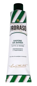 PRORASO Green Shaving Soap In A Tube Pianka do golenia 150ml