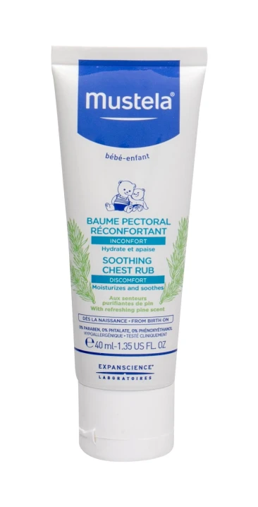 Mustela Bebe Soothing Chest Rub Balsam do ciała 40ml