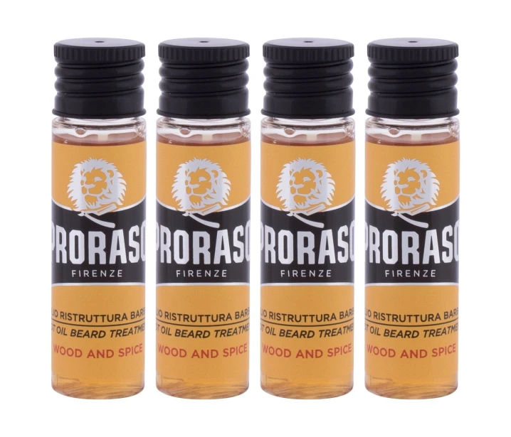 PRORASO Wood & Spice Hot Oil Beard Treatment Olejek do zarostu 68ml