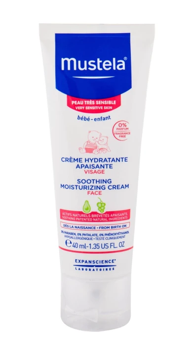 Mustela Bébé Soothing Moisturizing Face Cream Krem do twarzy 40ml