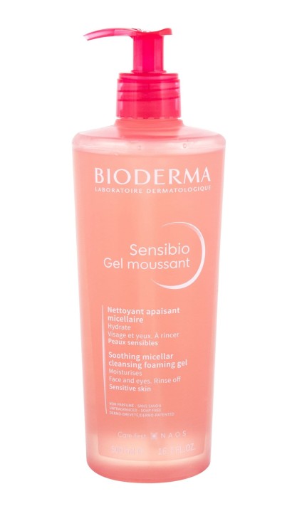 BIODERMA Sensibio Soothing Micellar Żel oczyszczający 500ml