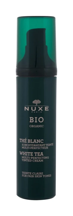 NUXE Bio Organic White Tea Tinted Cream Fair Skin Tones Krem do twarzy na dzień 50ml Claire